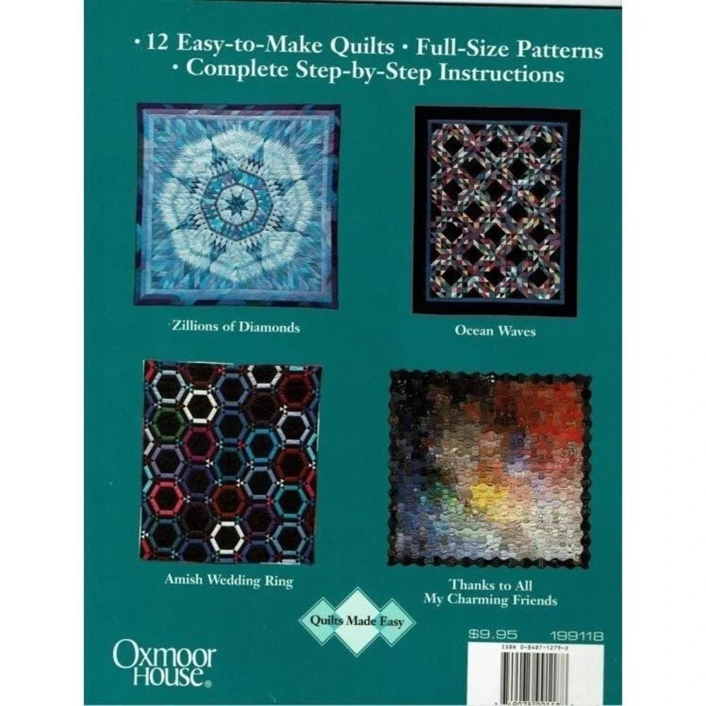 Patchwork Gems Quilts Made Easy Designs 12 Patterns Techniques‎ 48 Pages